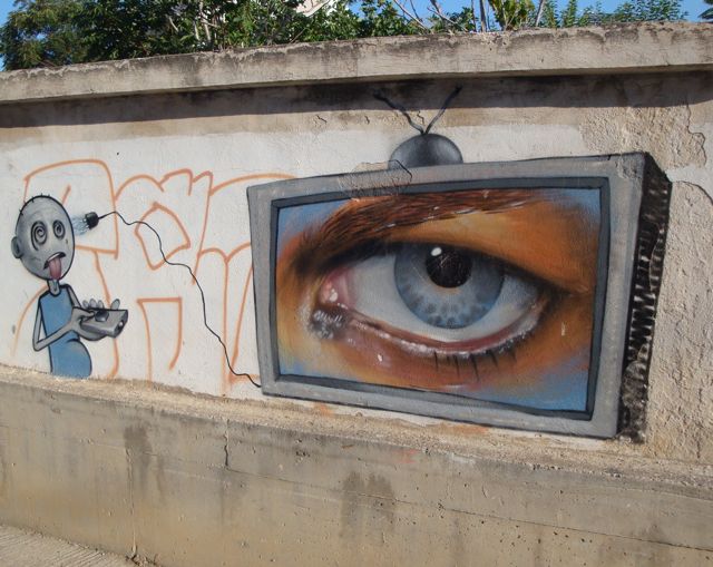 Eressos, Lesvos graffiti art