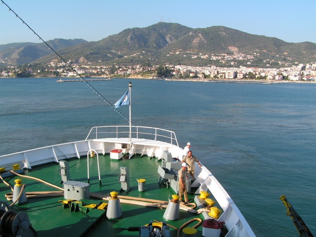 Ferry Mytilini, Lesvos, Greece