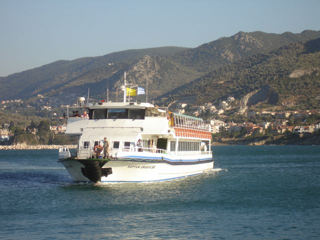 Ferry from Mytilini to Avalik, Turkey