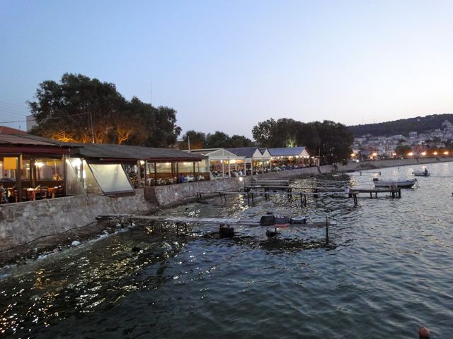 Fish restaurants, Mytilini