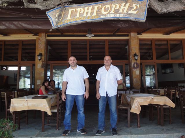 Lefteris and Stamatis, Grigoris restaurant