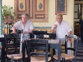 Cafe in Mytilini, Lesvos
