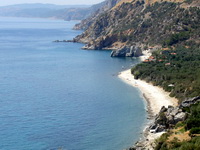 Lesvos coast