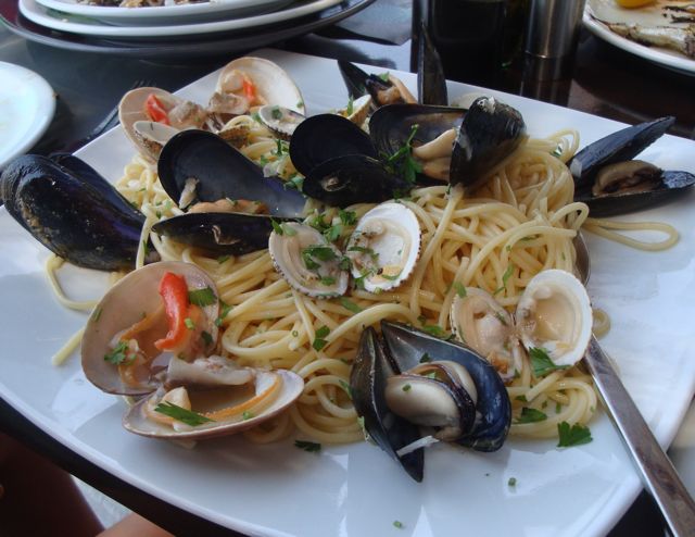 Seafood spaghetti, sigri