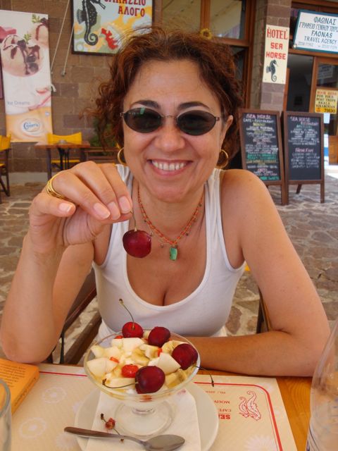 Seahorse restaurant, yogurt with fruit and honey