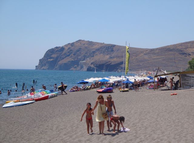 Skala Eressos, beach, children