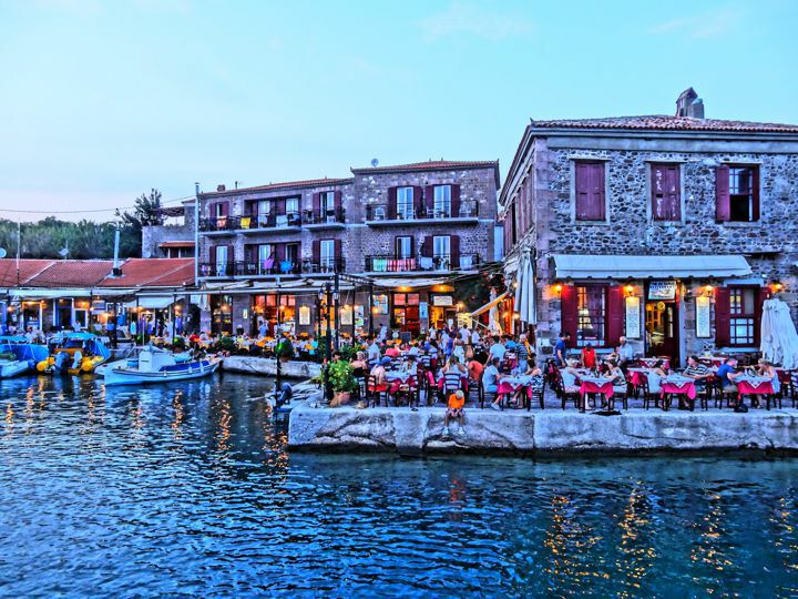 Molyvos nightlife, Lesvos