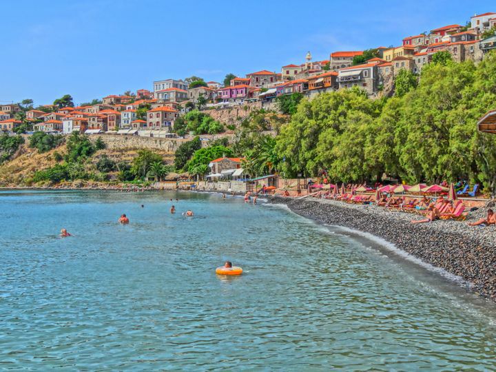 Molyvos beach, Lesvos