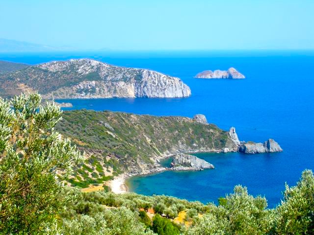 Beaches near Plomari