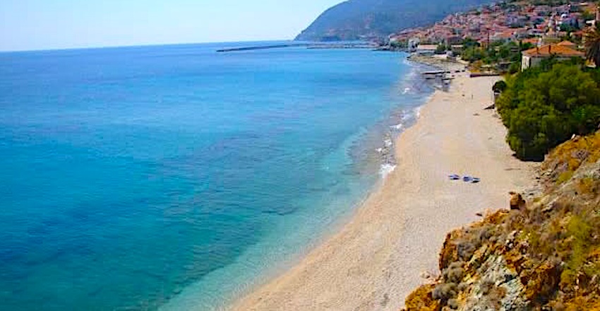 Plomari Beach