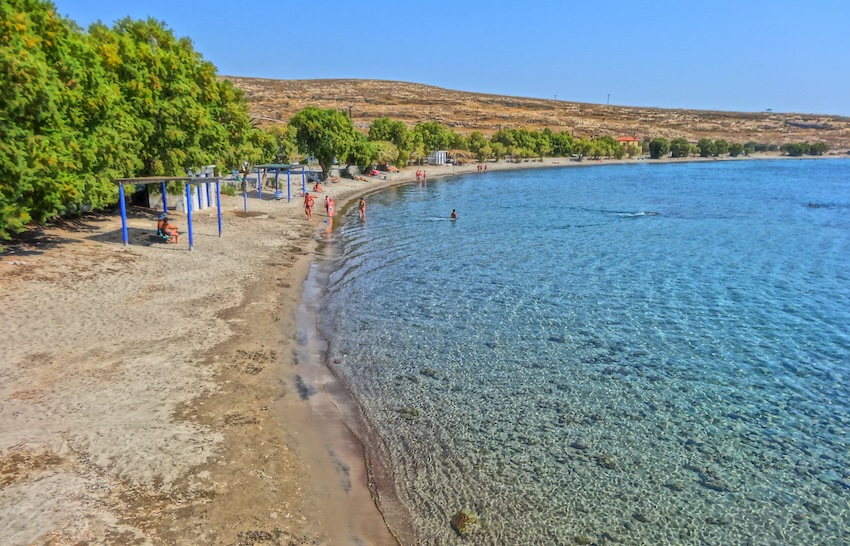 Sigri town beach