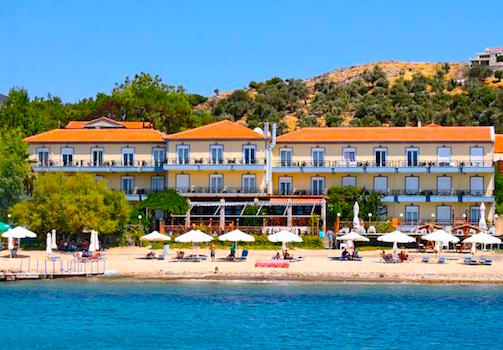 Hotels in Lesvos: Pebble Beach in Plomari