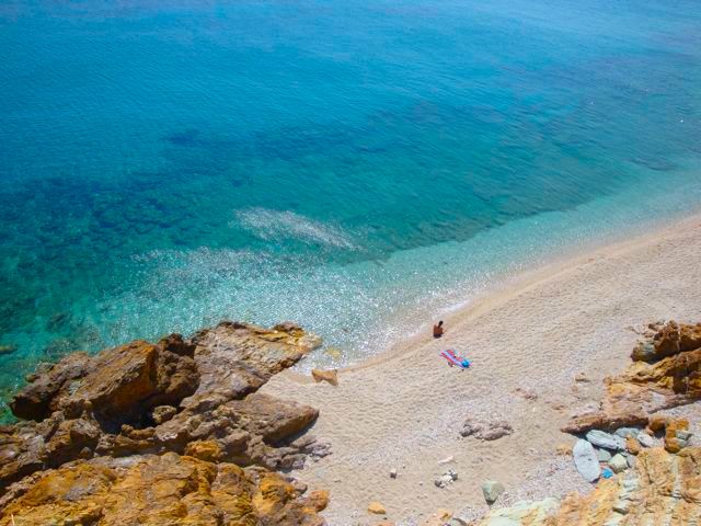 Beach in Plomari, Lesvos