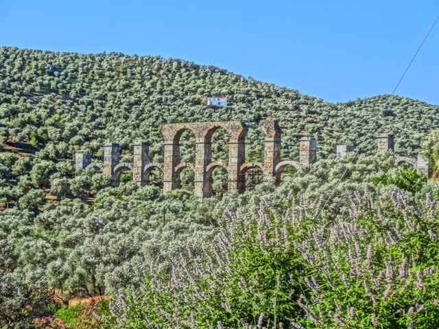 Roman Aquaduct at Moria, Lesvos