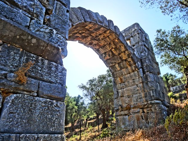 Roman Aquaduct at Moria, Lesvos