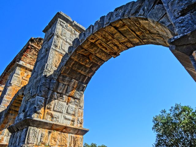 Roman Aquaduct at Moria, Lesvos