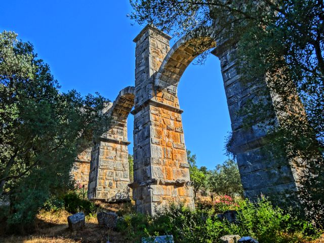 Roman Aquaduct at Moria, Lesvos