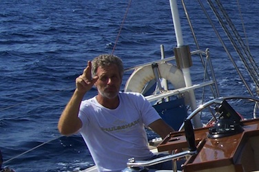 Lesvos sailing skipper George