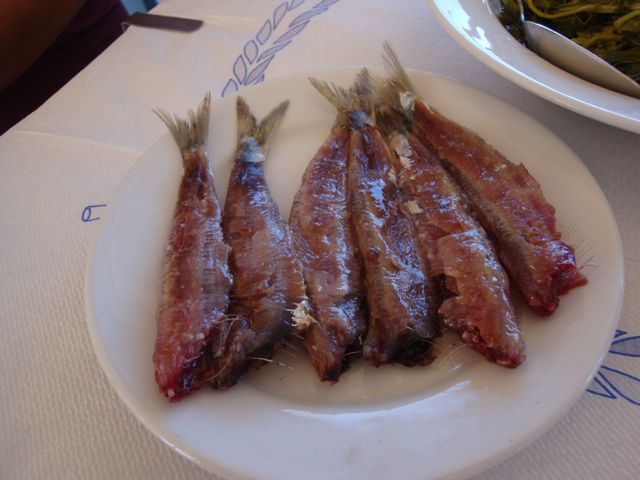 Sardeles Pastes, raw sardines from Lesvos