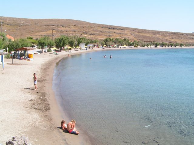 Sigri town beach