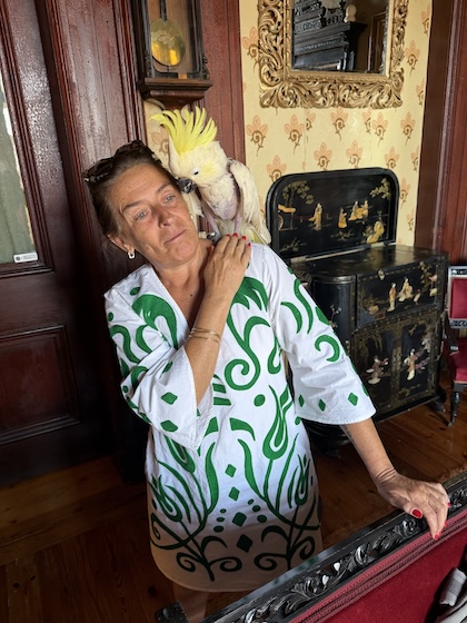 Liana and Cockatoo