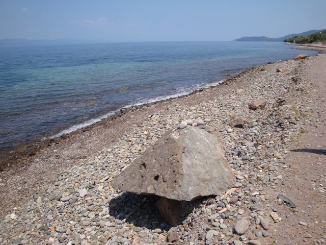 Hot springs near Ligaria Paradise, Lesvos